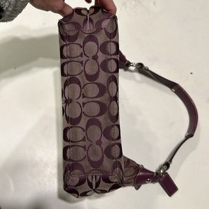 Coach bag, meduim, purple